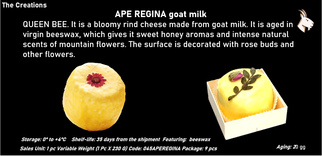 APE REGINA al latte caprino
