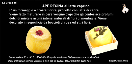 APE REGINA al latte caprino