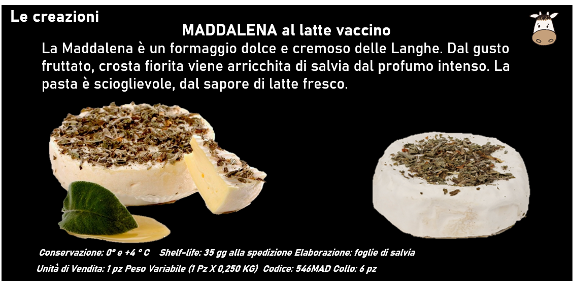 MADDALENA al latte vaccino