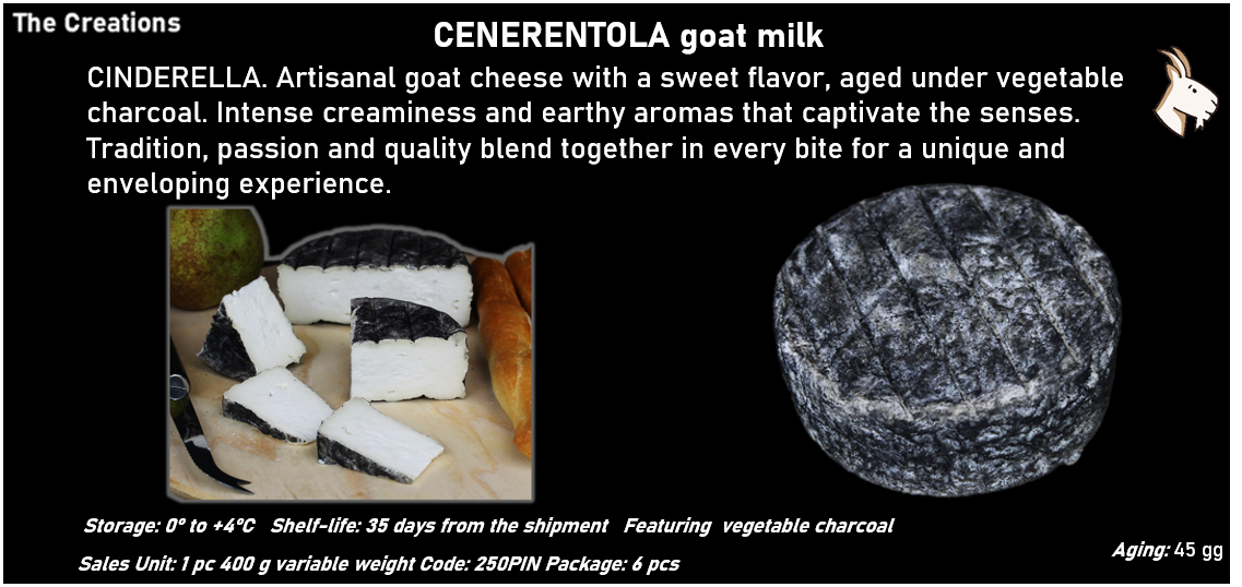 CENERENTOLA al latte caprino