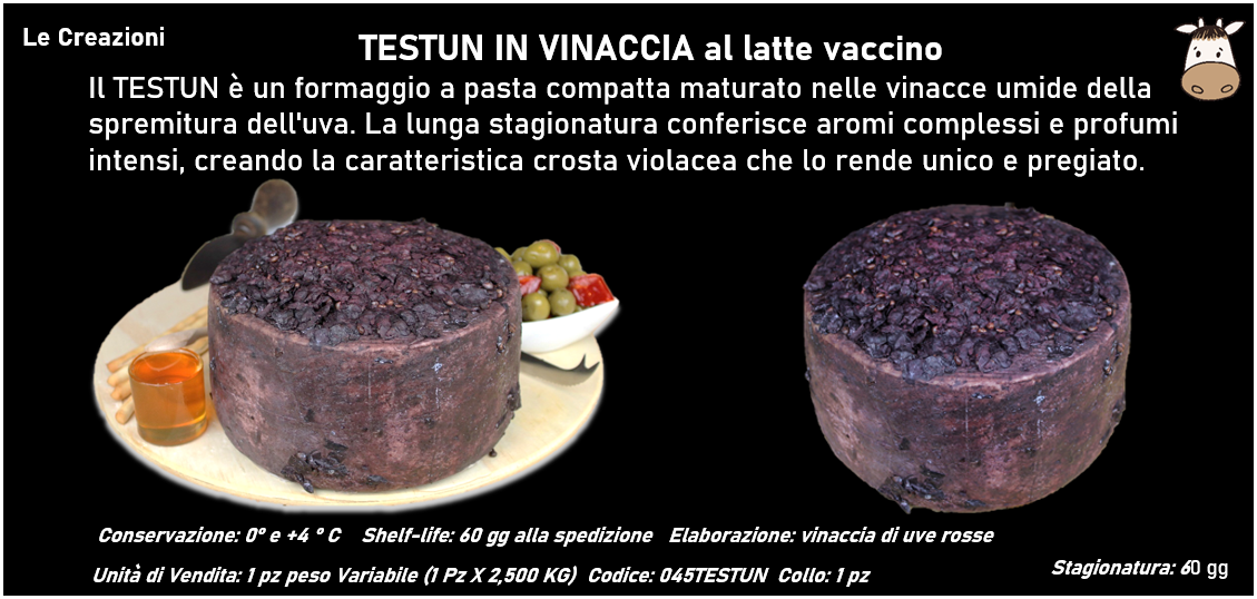 TESTUN IN VINACCIA al latte vaccino