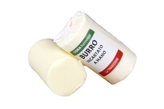 BURRO CORA FASCIATO A MANO 130g da panna centrifugata 100% italiana