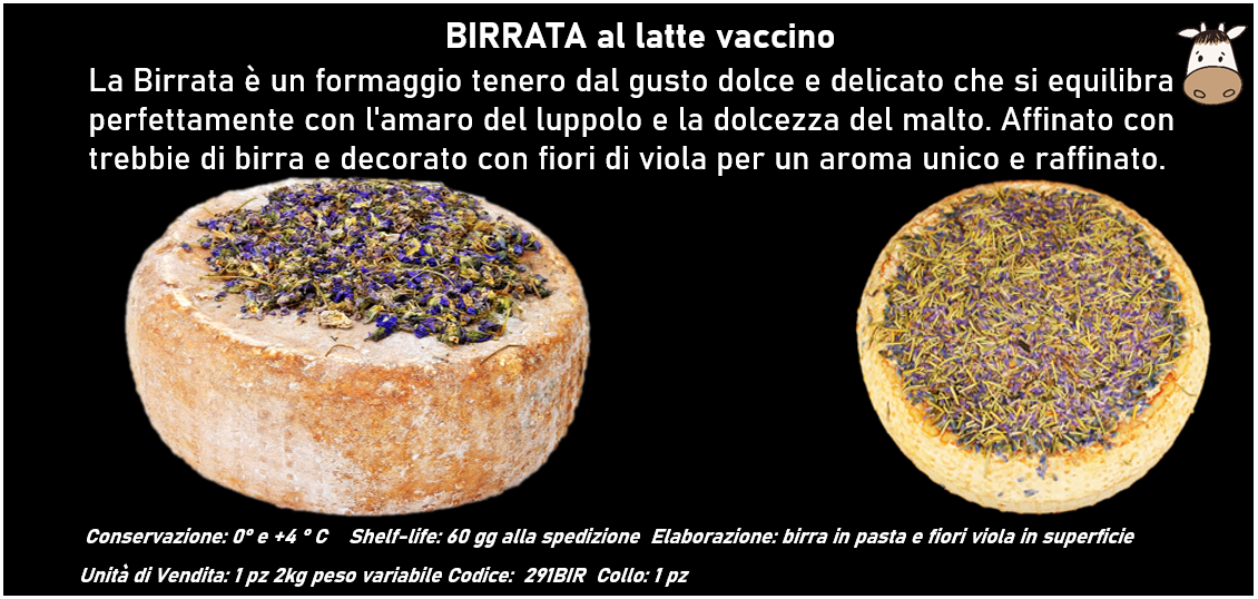 BIRRATA al latte vaccino