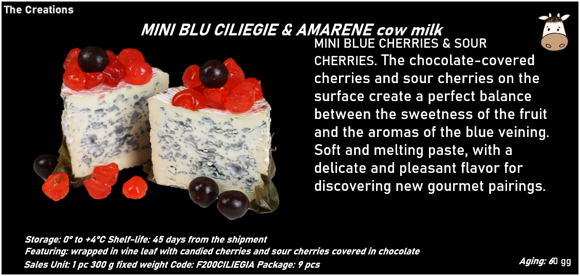 MINI BLU CILIEGIE & AMARENE a latte vaccino