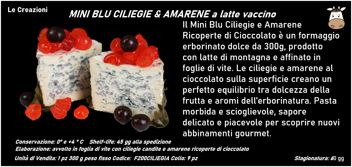 MINI BLU CILIEGIE & AMARENE a latte vaccino