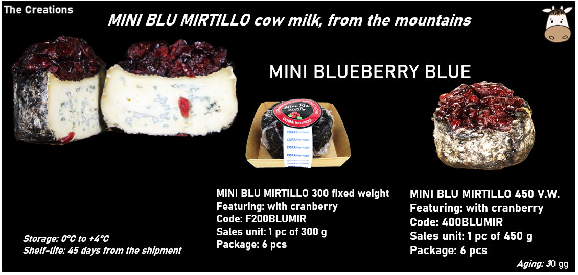 MINI BLU MIRTILLO al latte vaccino di montagna