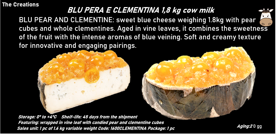 BLU PERA E CLEMENTINA 1,8 kg al latte vaccino