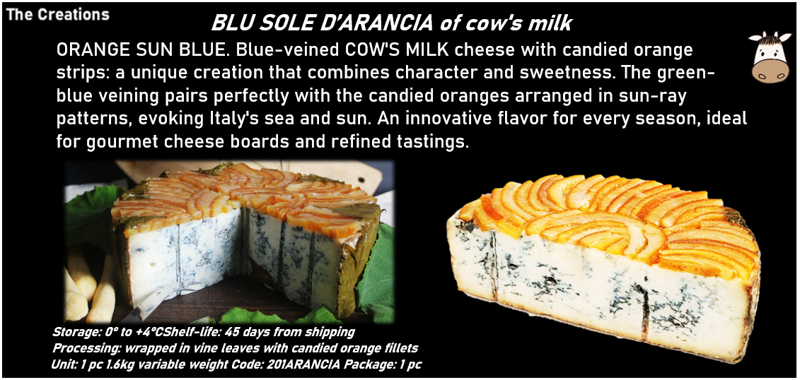 BLU SOLE D’ARANCIA al latte vaccino