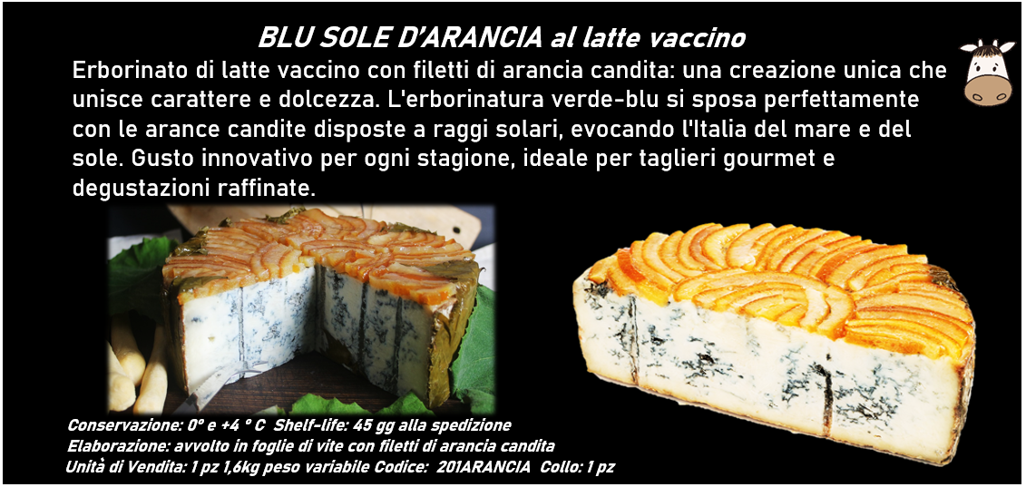 BLU SOLE D’ARANCIA al latte vaccino