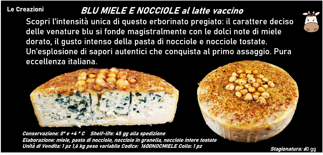BLU MIELE E NOCCIOLE al latte vaccino