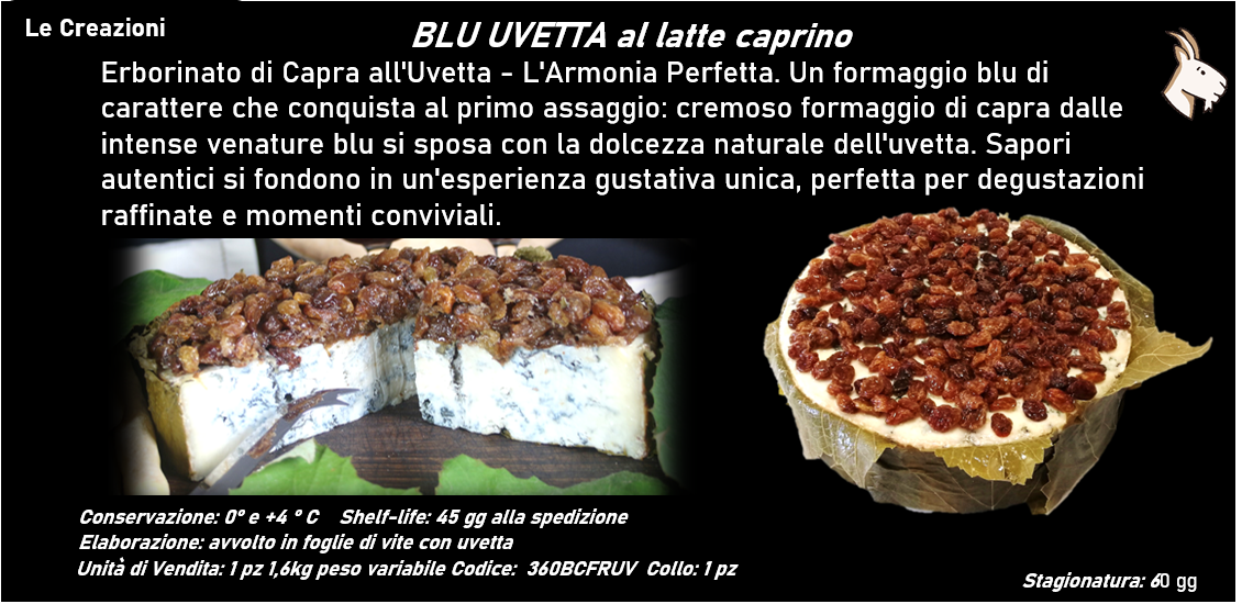 BLU UVETTA al latte caprino