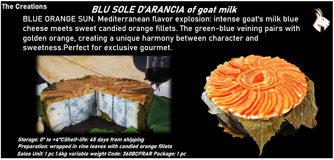 BLU SOLE D’ARANCIA al latte caprino