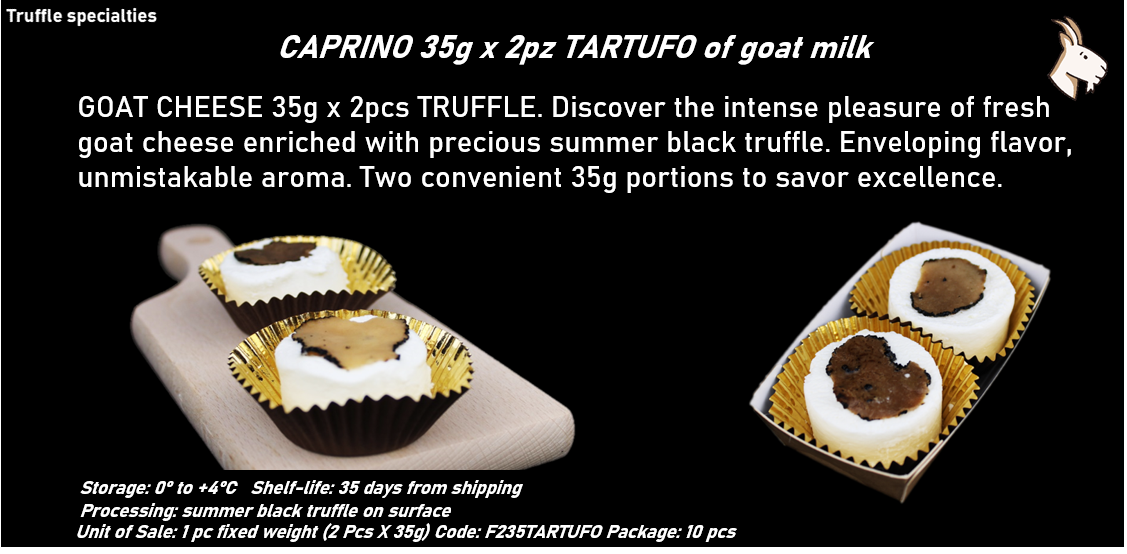 CAPRINO 35g x 2pz TARTUFO al latte caprino