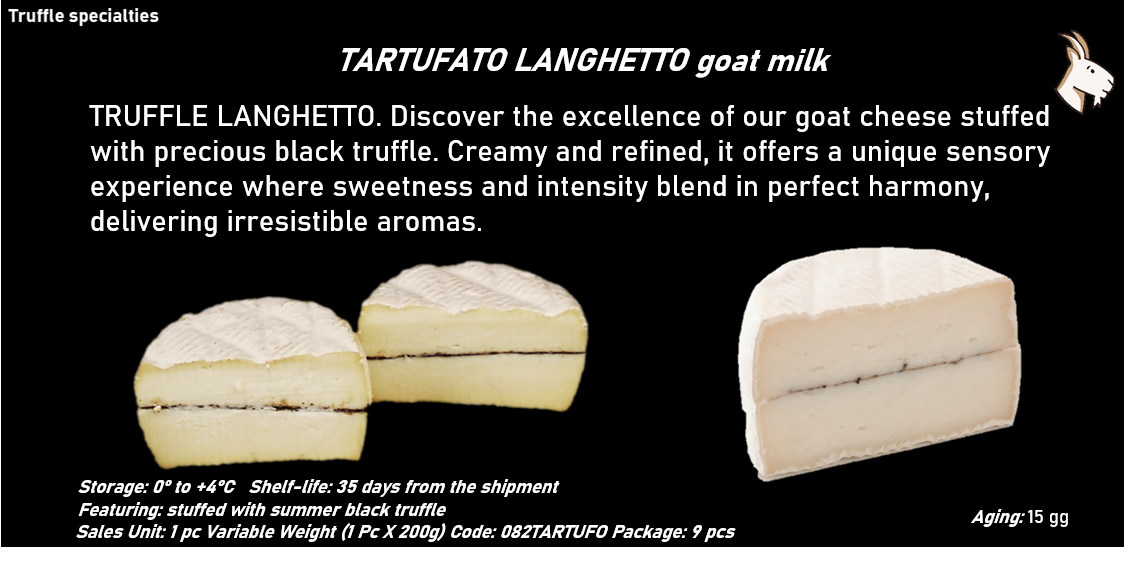 TARTUFATO LANGHETTO  al latte caprino