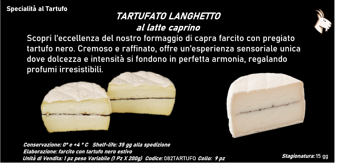 TARTUFATO LANGHETTO  al latte caprino