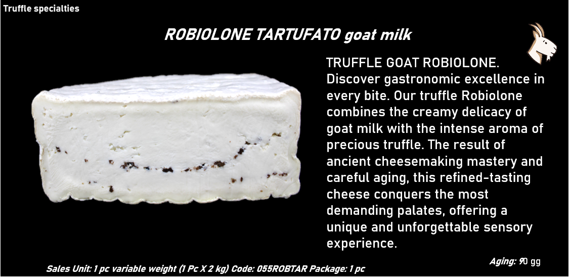 ROBIOLONE TARTUFATO al latte caprino