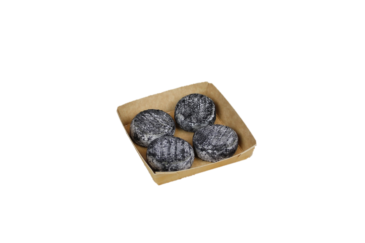 MINI CAMEMBERT 30g x 4pz al latte vaccino 120g peso fisso - naturale - carbone vegetale - tartufo - aglio orsino. -