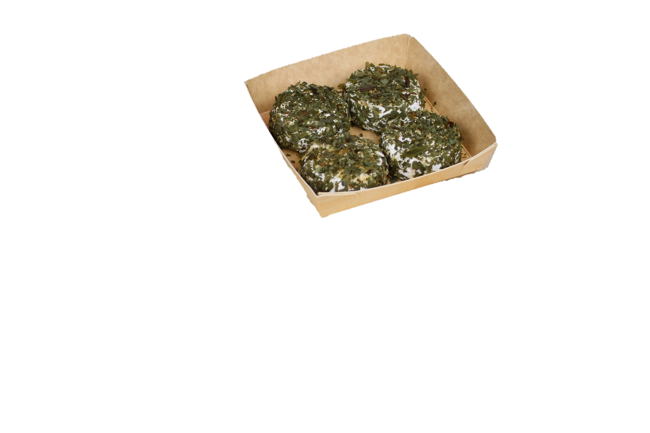 MINI CAMEMBERT 30g x 4pz al latte vaccino 120g peso fisso - naturale - carbone vegetale - tartufo - aglio orsino. -