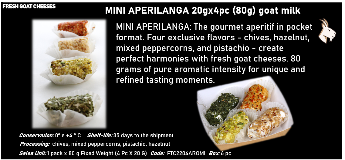 MINI APERILANGA 20gx4pz (80g)  al latte caprino