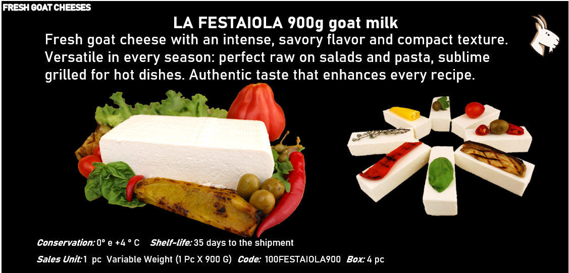 LA FESTAIOLA 900g al latte caprino