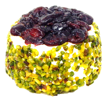 TORTINO MIRTILLI E PISTACCHIO al latte caprino