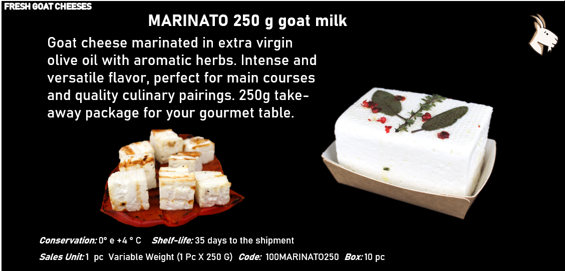 MARINATO 250 g al latte caprino