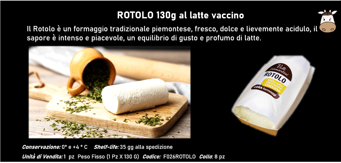 ROTOLO 130g al latte vaccino