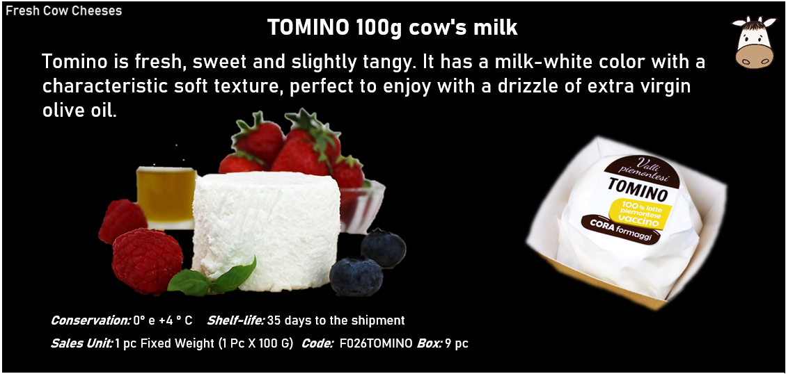TOMINO 100g al latte vaccino