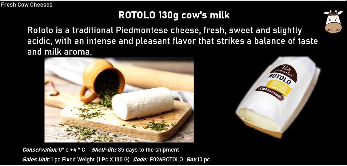 ROTOLO 130g al latte vaccino