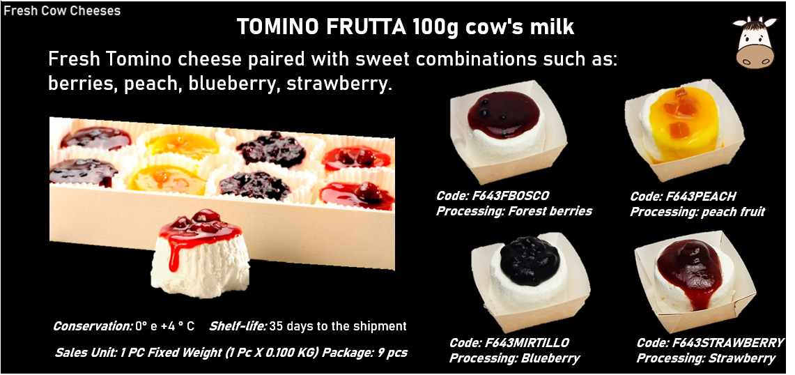 TOMINO FRUTTA 100g al latte vaccino
