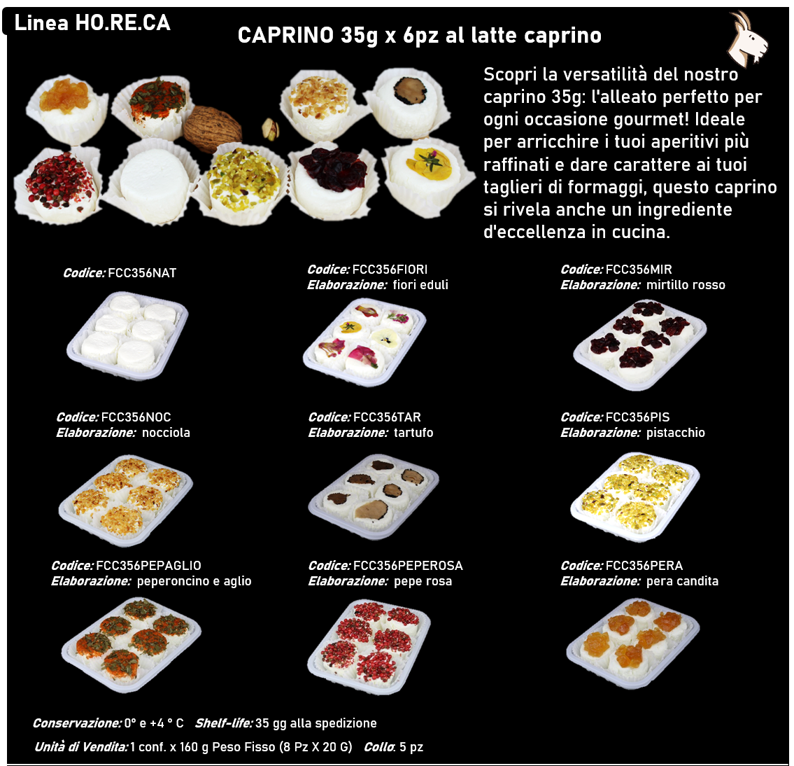 CAPRINO MONOGUSTO 35g x 6pz al latte caprino