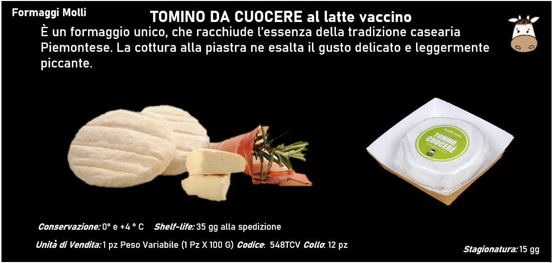 TOMINO DA CUOCERE al latte vaccino