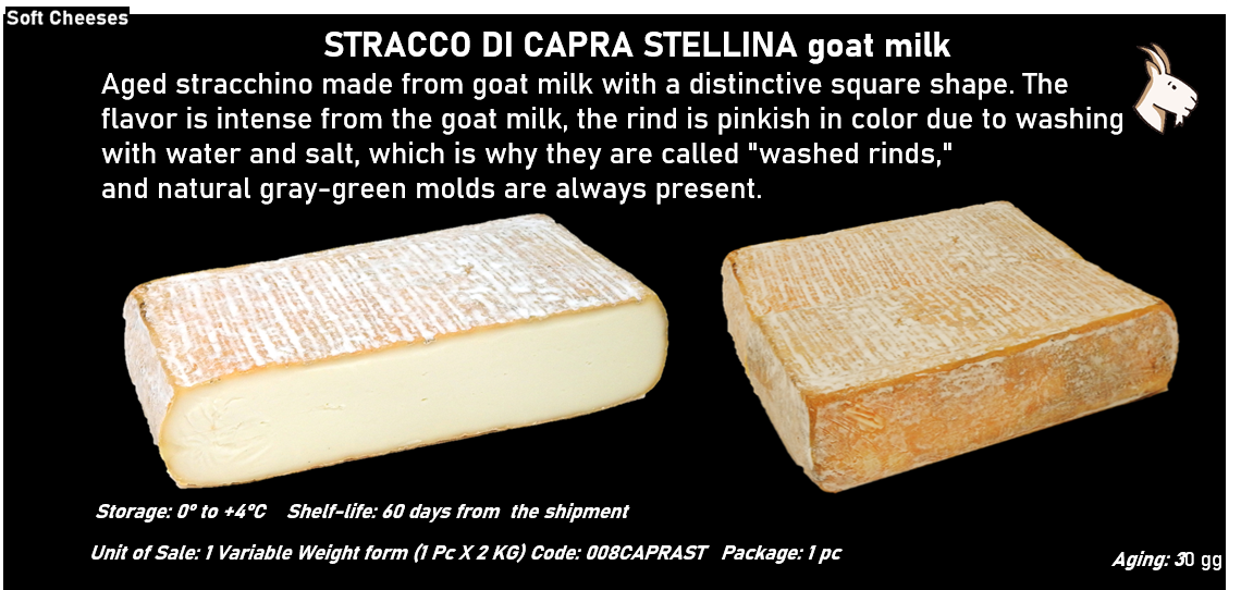 STRACCO DI CAPRA STELLINA al latte caprino