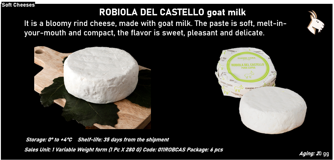 ROBIOLA DEL CASTELLO al latte caprino