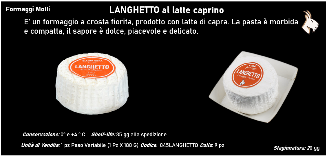 LANGHETTO al latte caprino