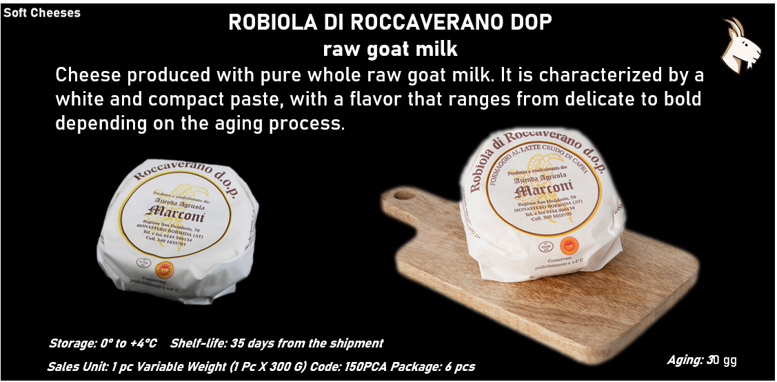 ROBIOLA DI ROCCAVERANO DOP al latte crudo caprino