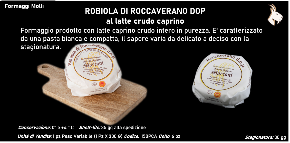 ROBIOLA DI ROCCAVERANO DOP al latte crudo caprino