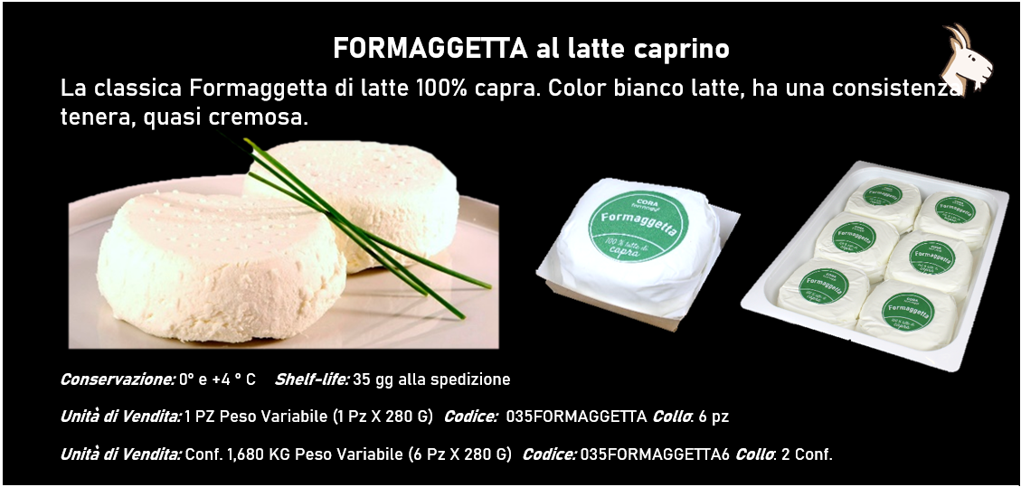 FORMAGGETTA al latte caprino