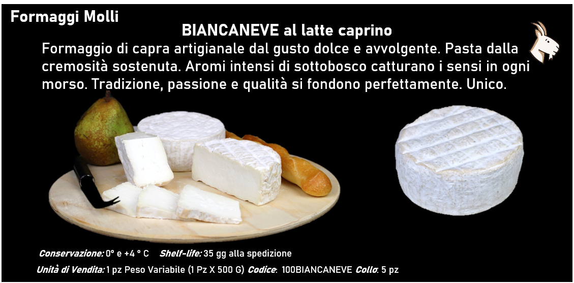 BIANCANEVE al latte caprino