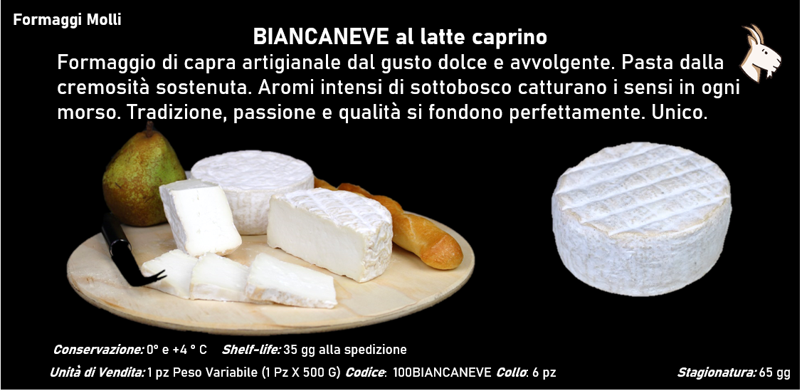 BIANCANEVE al latte caprino
