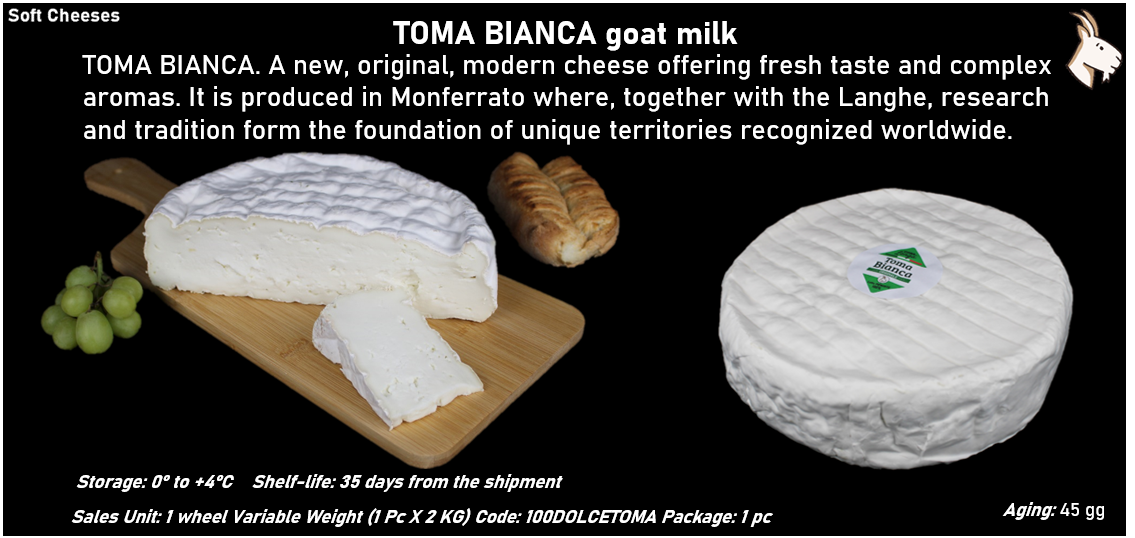 TOMA BIANCA al latte caprino