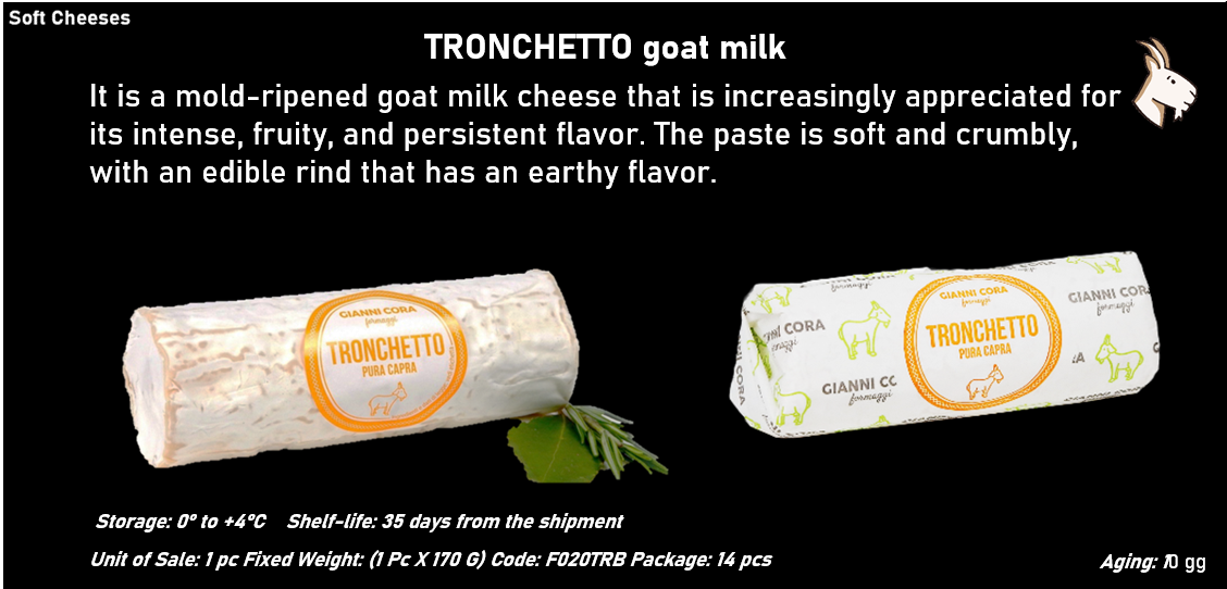 TRONCHETTO al latte caprino