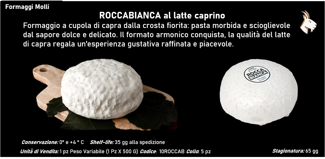 ROCCABIANCA al latte caprino