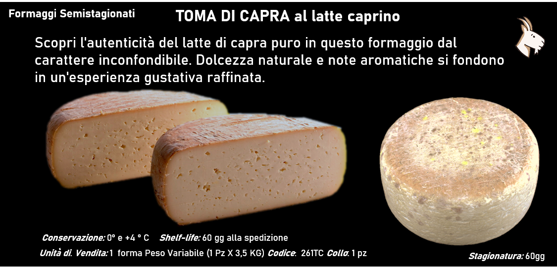 TOMA DI CAPRA al latte caprino