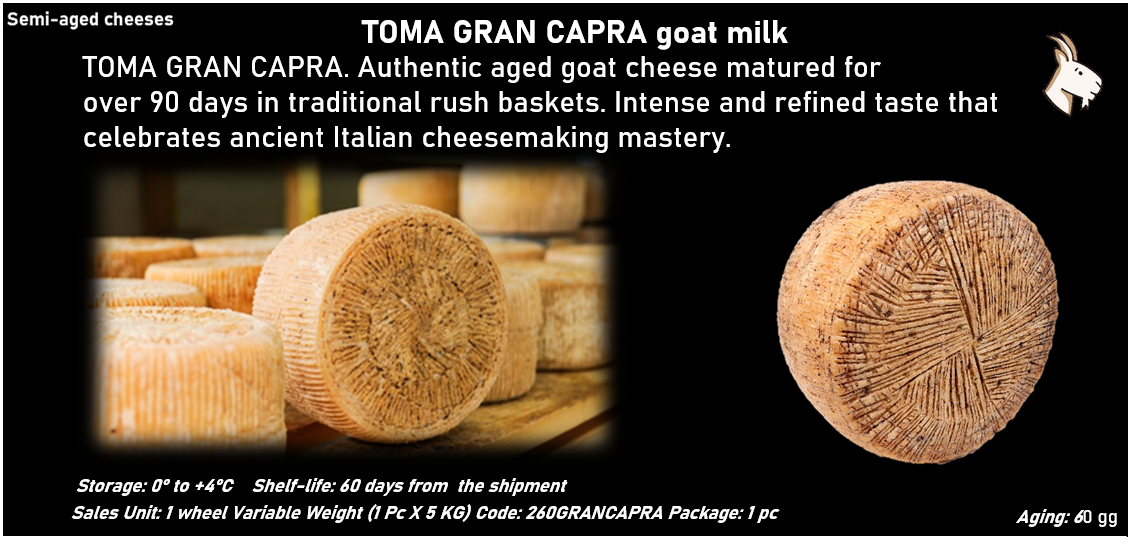 TOMA GRAN CAPRA al latte caprino