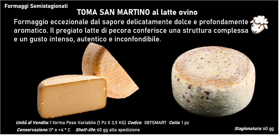 TOMA SAN MARTINO al latte ovino
