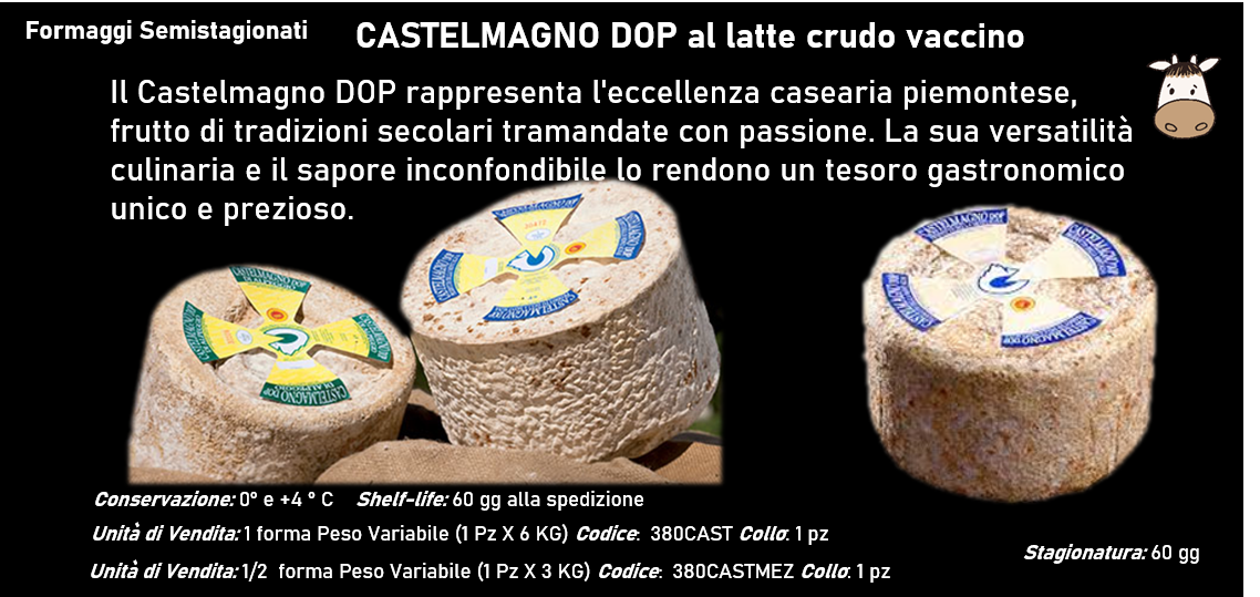 CASTELMAGNO DOP al latte crudo vaccino