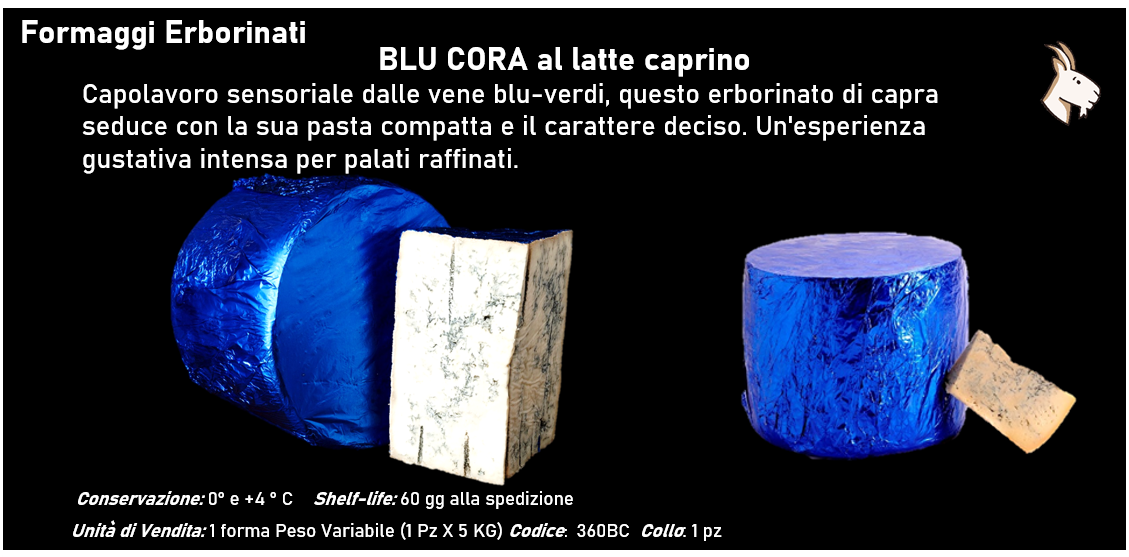 BLU CORA al latte caprino