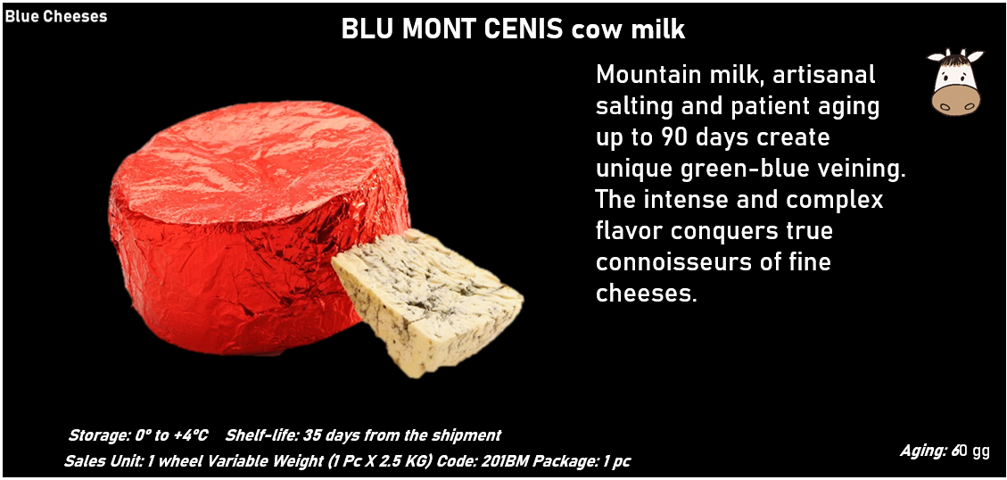 BLU MONT CENIS al latte vaccino