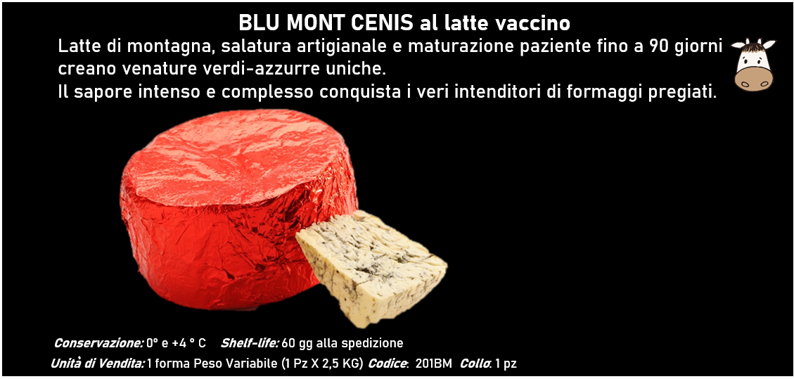 BLU MONT CENIS al latte vaccino